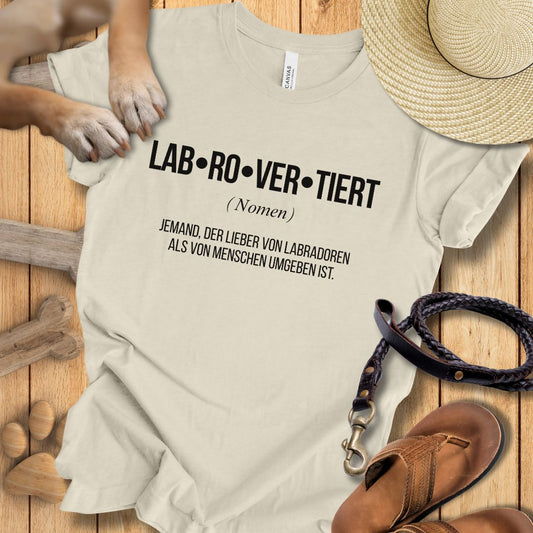 Lab-ro-ver-tiert - Labrador - T-Shirt Unisex Modern Fit - Weich & Leicht