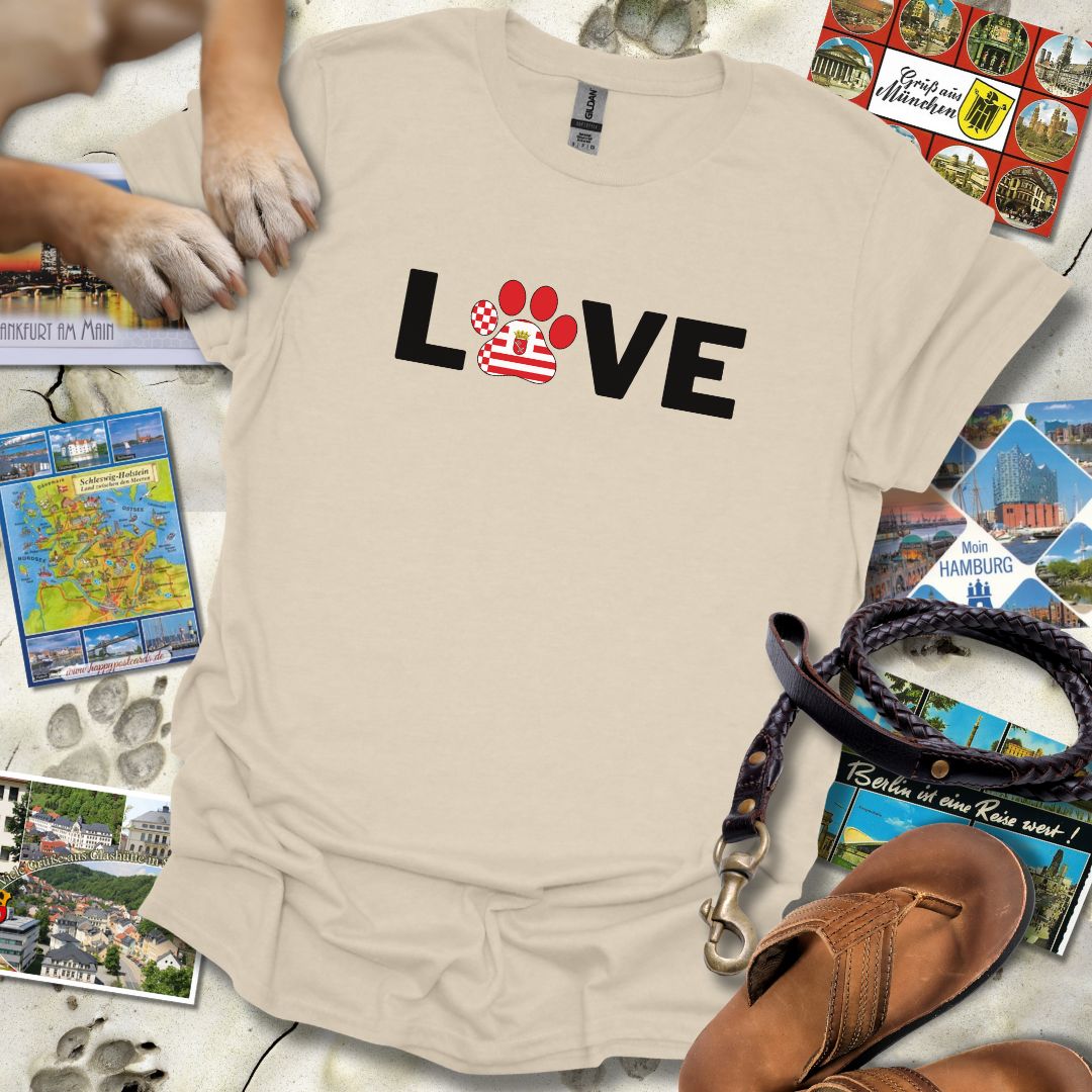 Love Pfote - Bremen - T-Shirt Unisex Relaxed Fit