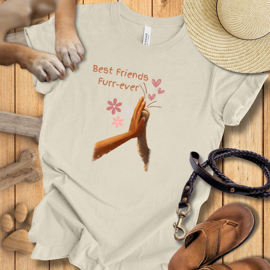 Best Friends 'Furr-ever' - High Five - T-Shirt Unisex Slim Fit
