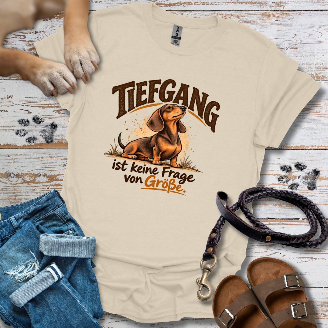 Tiefgang Ist Keine Frage Von Größe - T-Shirt Classic Fit - Bequemer Klassiker