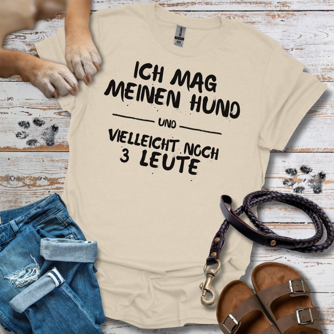 Ich mag meinen Hund - T-Shirt Unisex Relaxed Fit