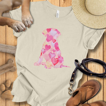 Labrador Love - T-Shirt Unisex Modern Fit - Weich & Leicht