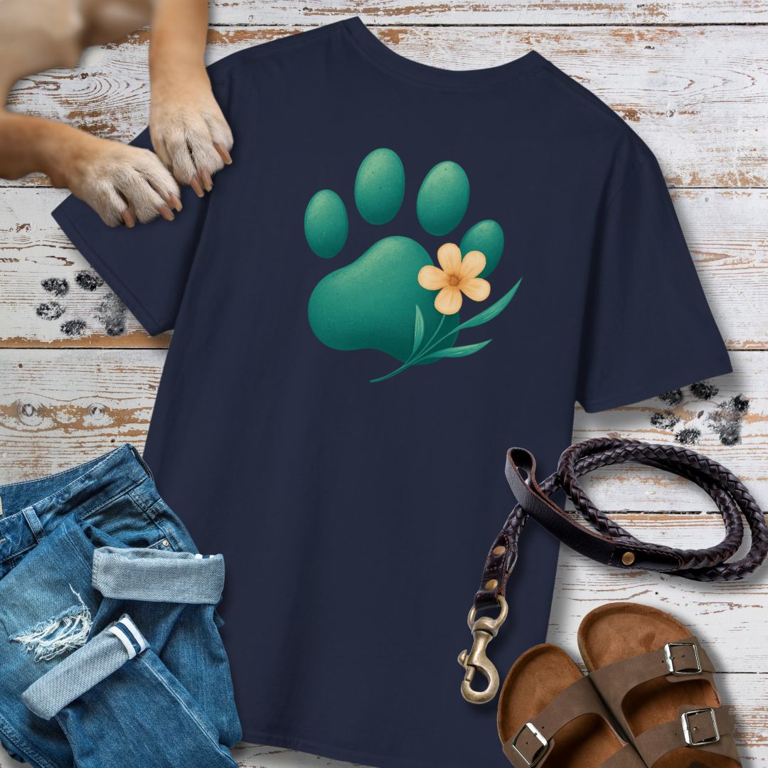 T-Shirt des Monats März "Frühlingspfote" - T-Shirt Unisex Classic Fit - Bequemer Klassiker