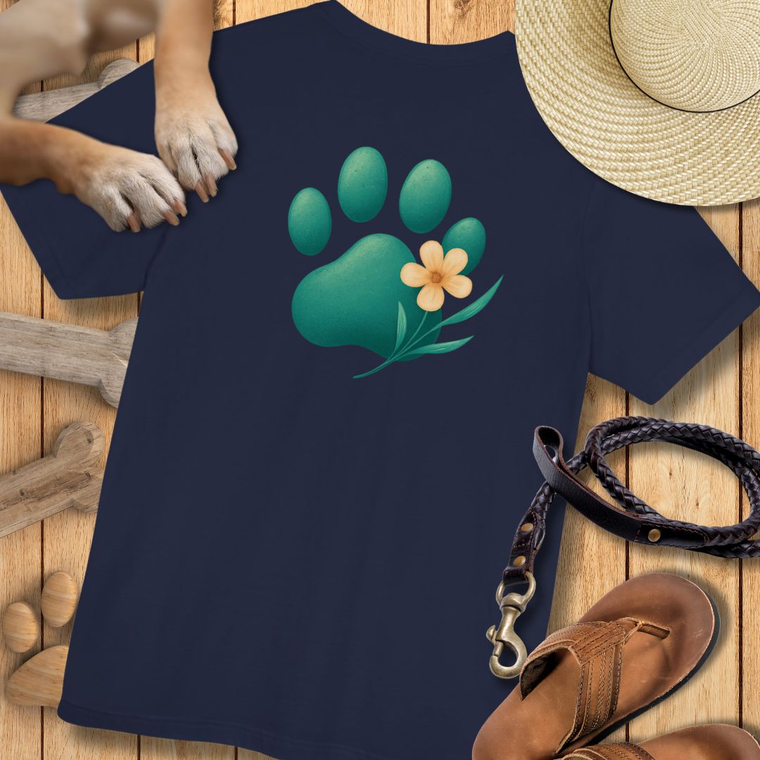 T-Shirt des Monats März "Frühlingspfote" - T-Shirt Unisex Modern Fit - Weich & Leicht