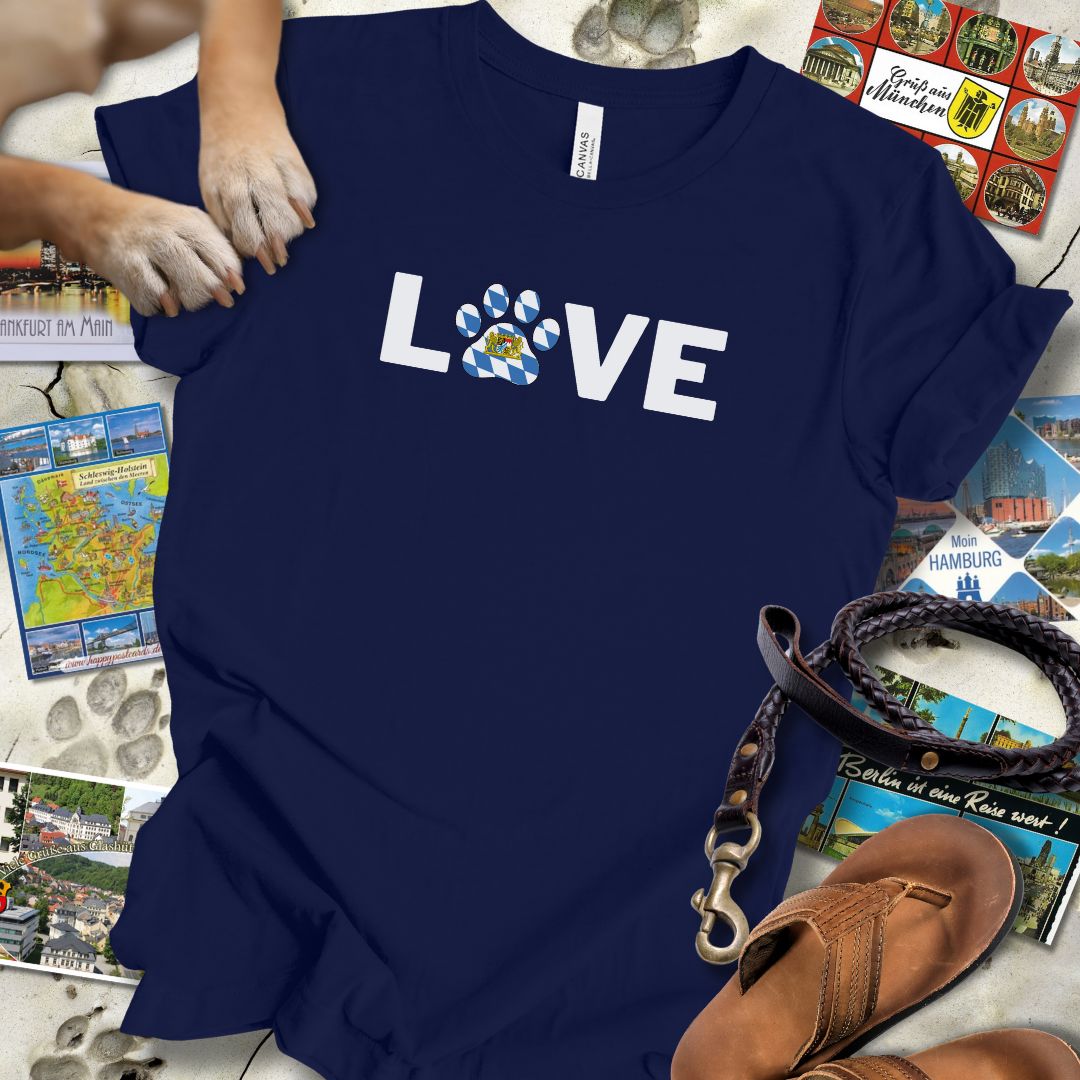 Love Pfote - Bayern - T-Shirt Unisex Slim Fit