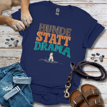 Hunde statt Drama -T-Shirt Unisex Classic Fit - Bequemer Klassiker