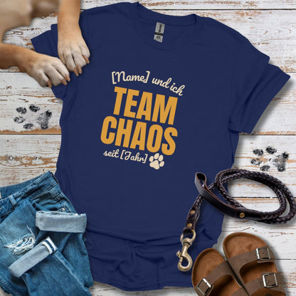 Team Chaos Personalisierbar - T-Shirt Unisex Classic Fit - Bequemer Klassiker