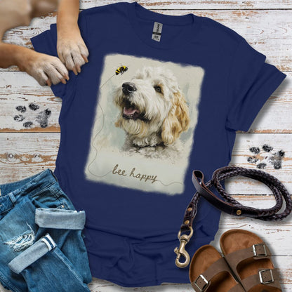Bee Happy - T-Shirt Unisex Classic Fit - Bequemer Klassiker