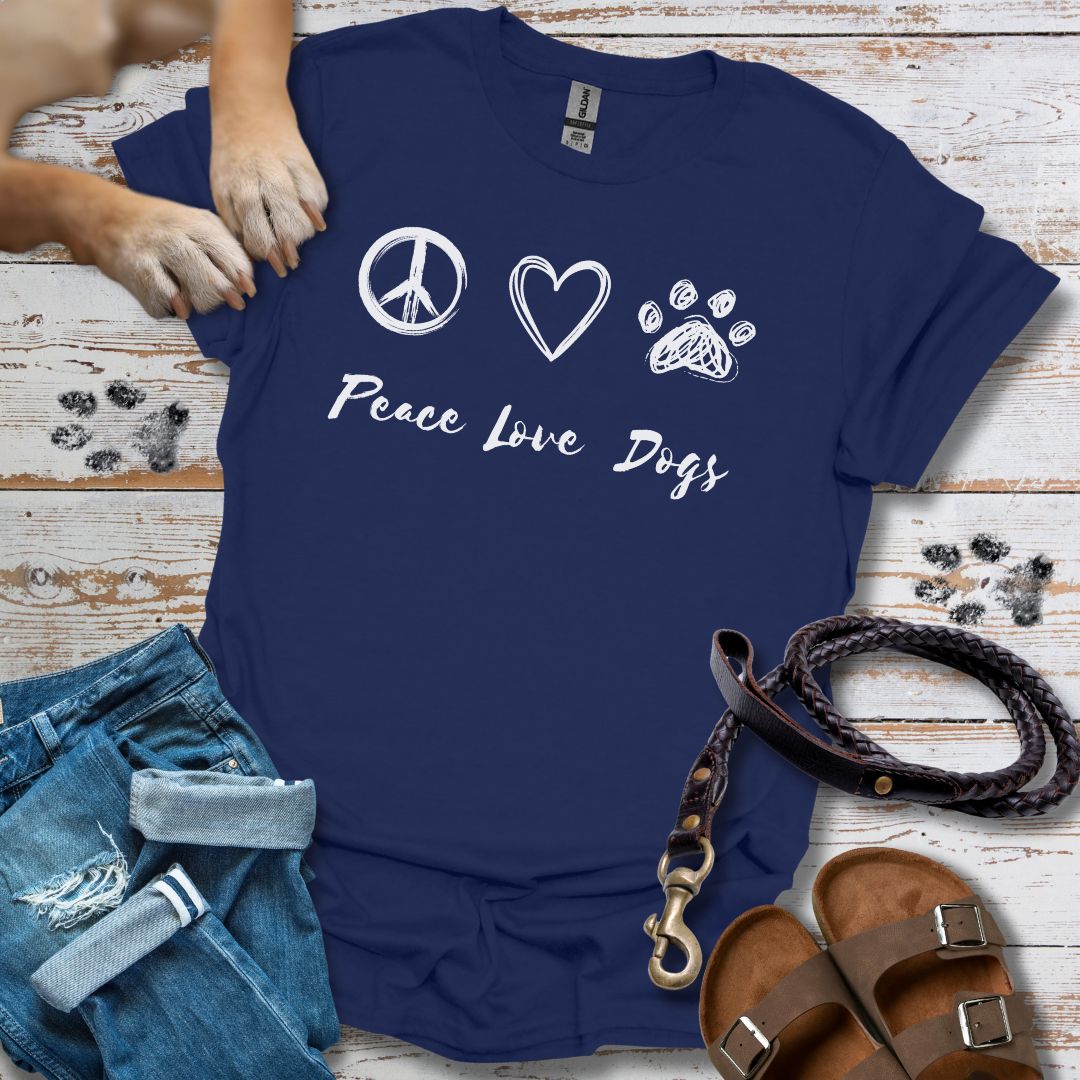 Peace Love Dogs - T-Shirt Unisex Relaxed Fit