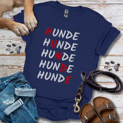 HUNDE Reihenweise - T-Shirt Unisex Classic Fit - Bequemer Klassiker