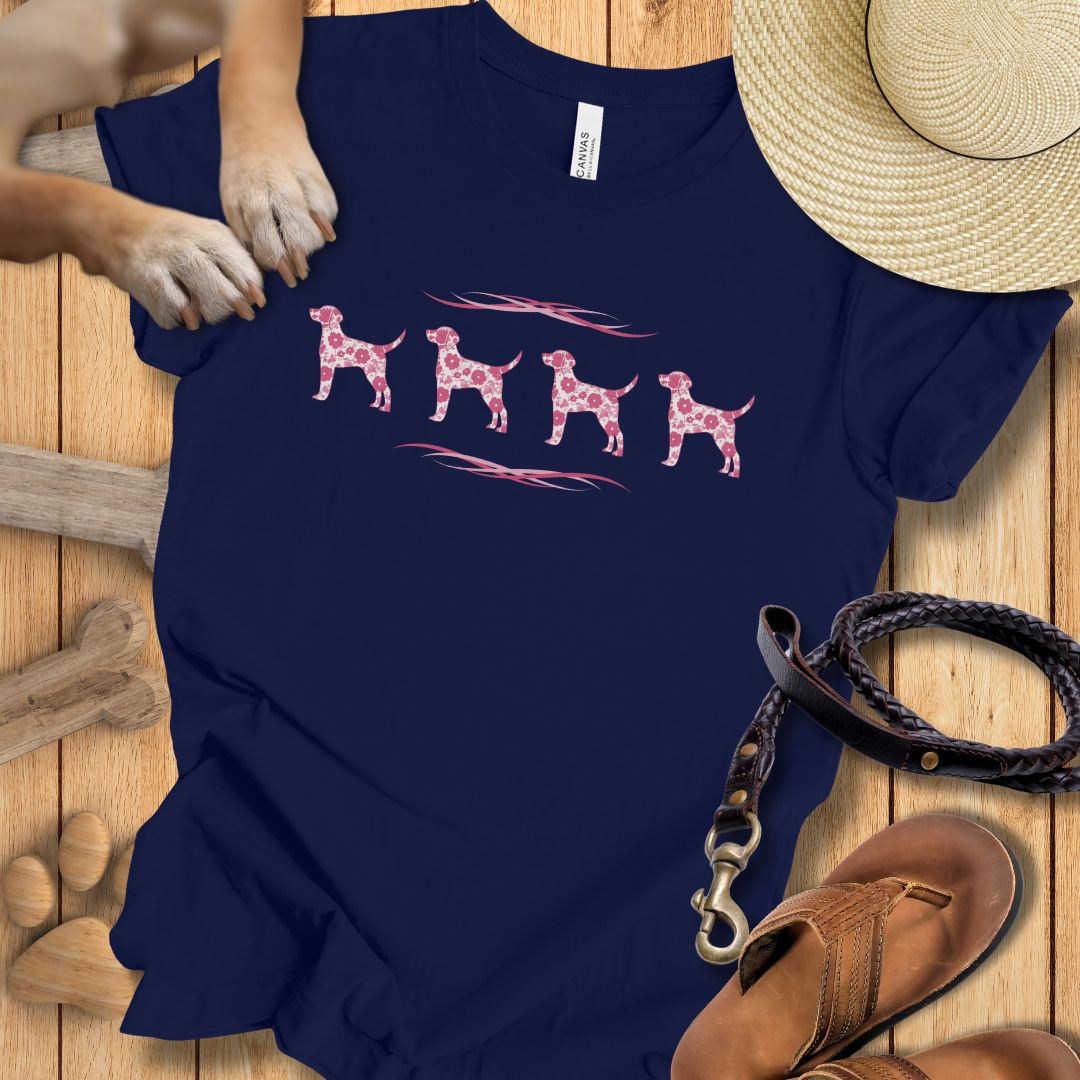 Vier Labradore - T-Shirt Damen Slim Fit