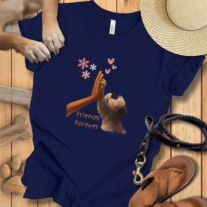 Friends Forever High Five - T-Shirt Unisex Modern Fit - Weich & Leicht