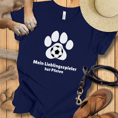 Mein Lieblingsspieler hat Pfoten - WM-Edition - T-Shirt Unisex Modern Fit - Weich & Leicht