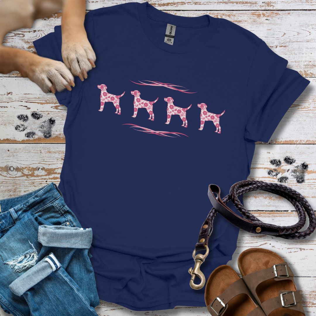 Vier Labradore - T-Shirt Damen Relaxed Fit