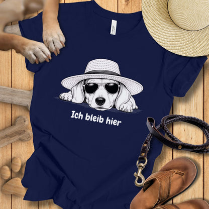 T-Shirt des Monats August - Ich bleib hier - Modern Fit - Weich & Leicht