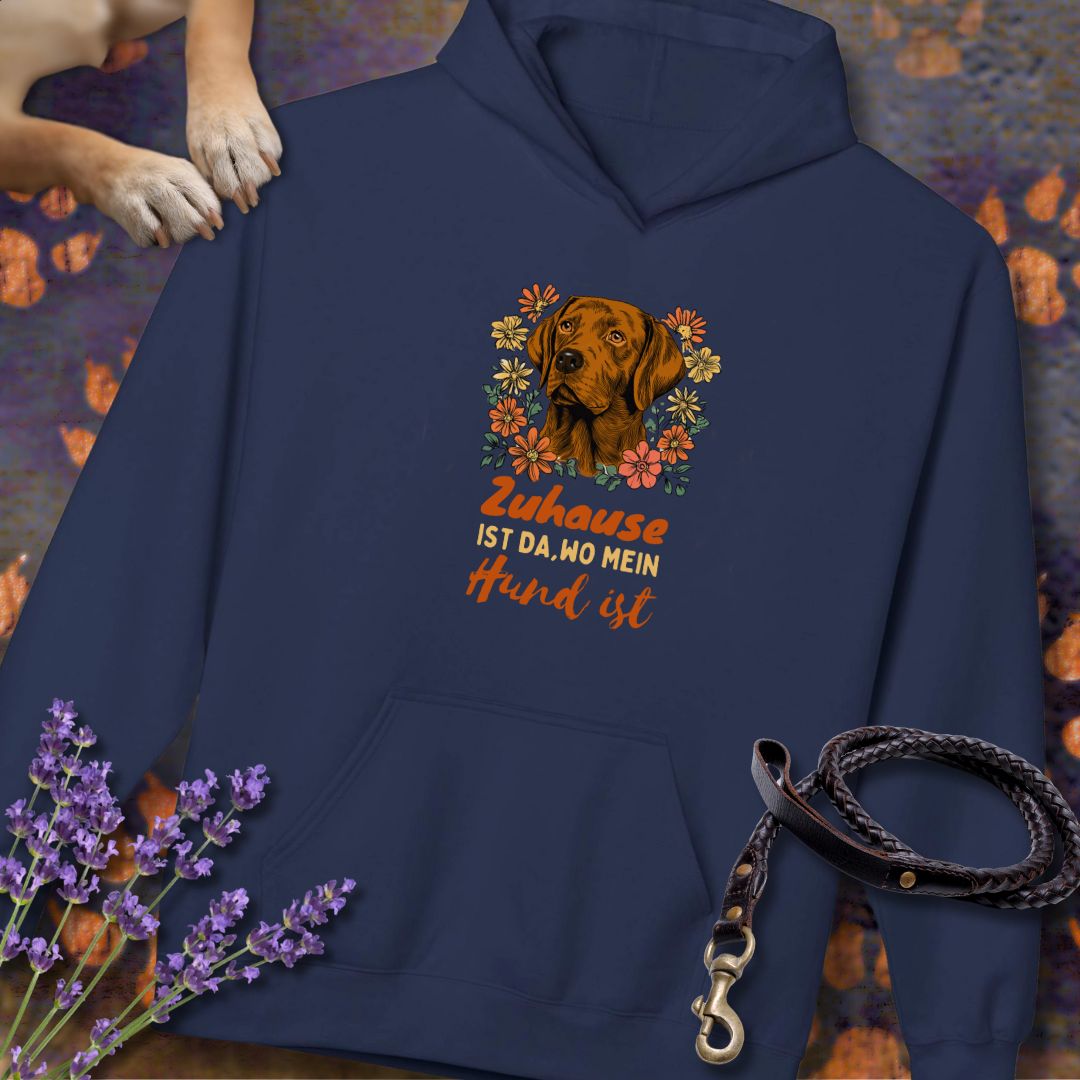 Zuhause ist da wo mein Hund ist - Red Fox Labrador - Unisex Modern Fit Hoodie