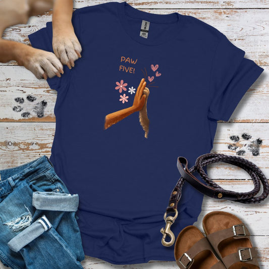 Paw Five High Five - T-Shirt Unisex Relaxed Fit