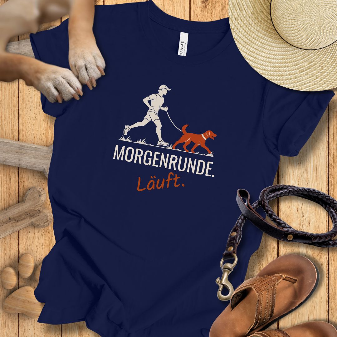 Morgenrunde Mann - Premium T-Shirt Modern Fit - Weich & Leicht