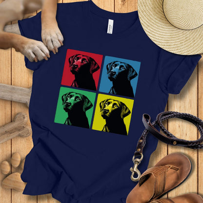 Pop Art Labrador - T-Shirt Unisex Modern Fit - Weich & Leicht