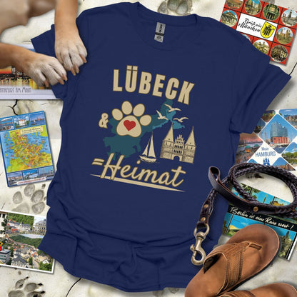 Lübeck & Hund = Heimat - T-Shirt Unisex Classic Fit - Bequemer Klassiker
