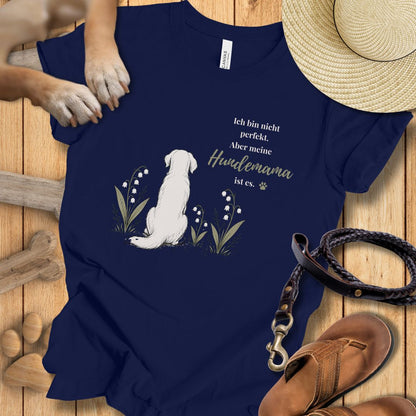 T-Shirt des Monats Mai "Hundemama - leise Liebe" - T-Shirt Unisex Modern Fit - Weich & Leicht