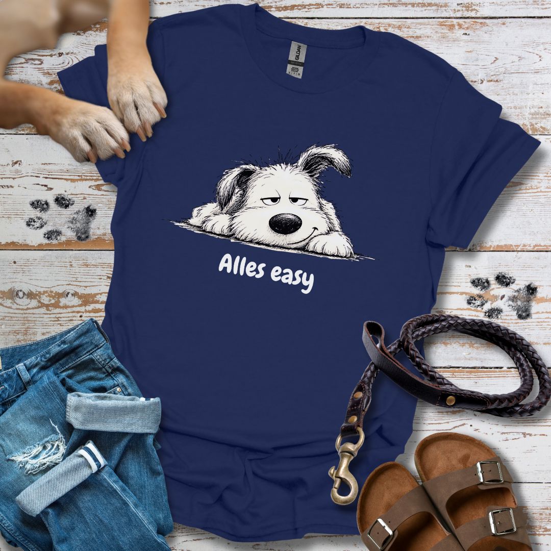 T-Shirt des Monats Juli - Alles easy - Classic Fit - Bequemer Klassiker