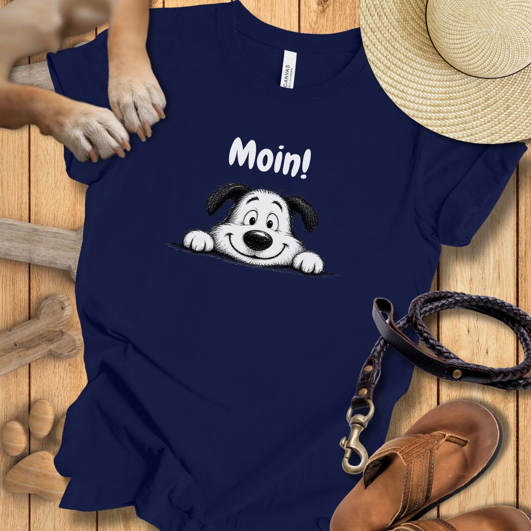 Moin! - Premium T-Shirt Modern Fit Weich & Leicht