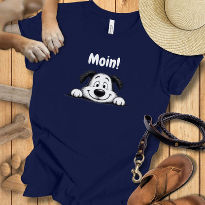 Moin! - Premium T-Shirt Modern Fit Weich & Leicht