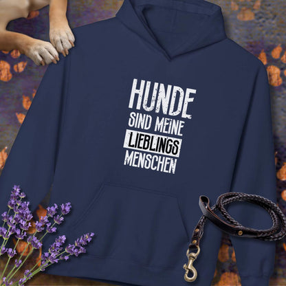 Hunde sind meine Lieblingsmenschen - Unisex Modern Fit Hoodie
