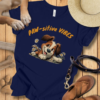 Paw-sitive Vibes 2 - T-Shirt Unisex Slim Fit