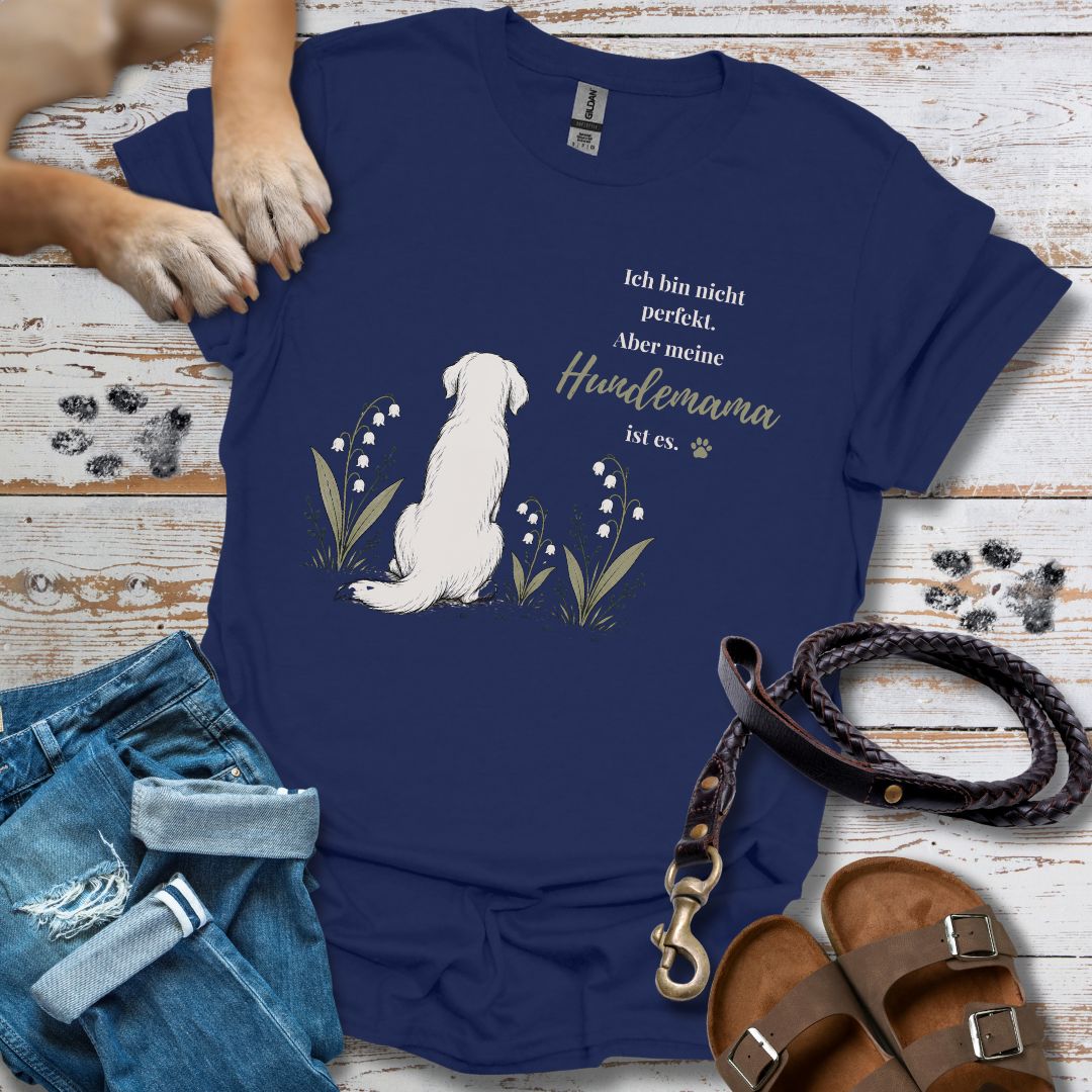 T-Shirt des Monats Mai "Hundemama - leise Liebe" – T-Shirt Unisex Classic Fit - Bequemer Klassiker