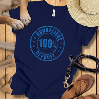 100% Hundeliebe - T-Shirt Unisex Modern Fit - Weich & Leicht