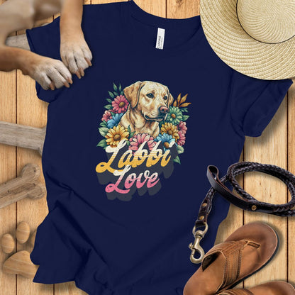 Labbi Love - Labrador - T-Shirt Unisex Modern Fit - Weich & Leicht