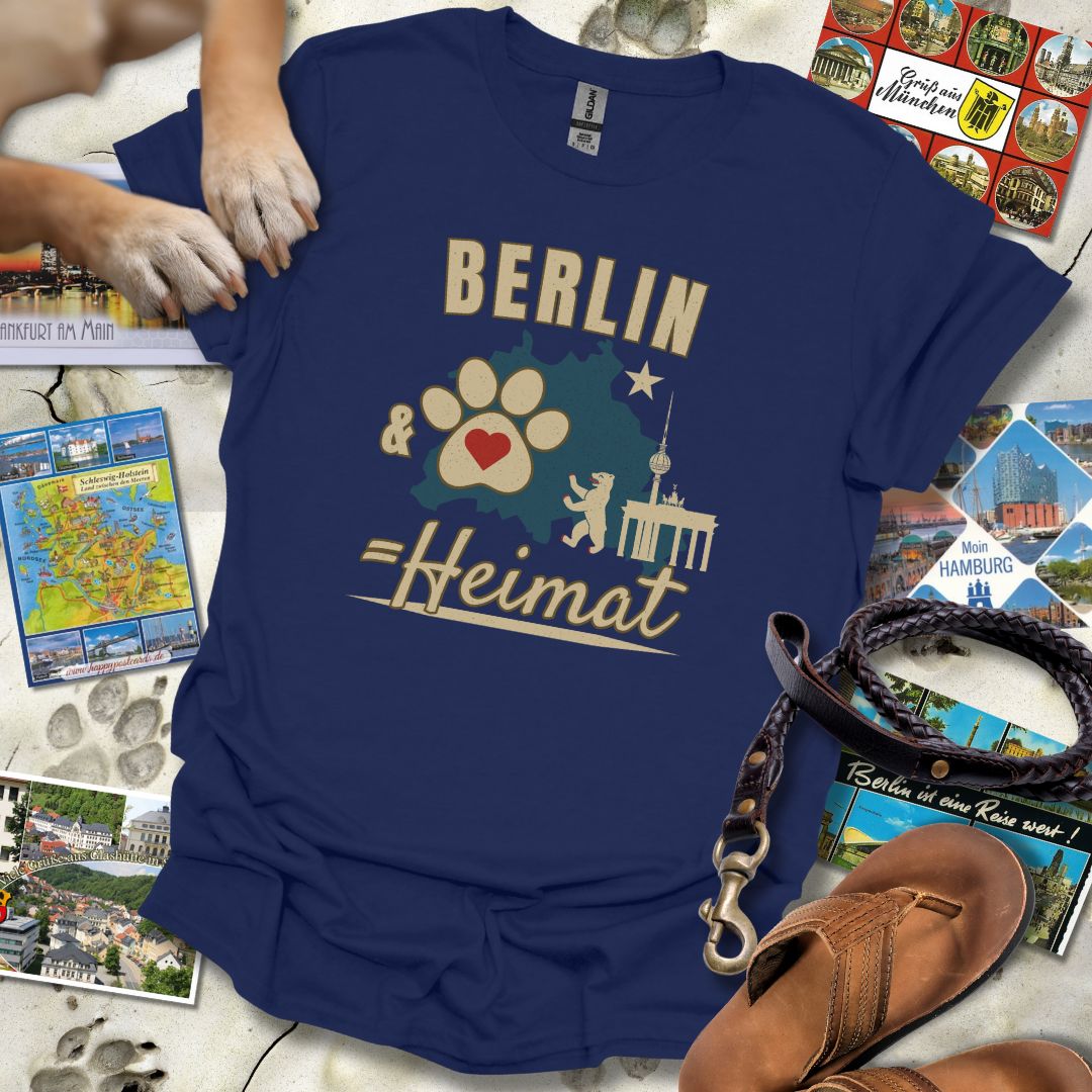 Berlin & Hund = Heimat - T-Shirt Unisex Classic Fit - Bequemer Klassiker