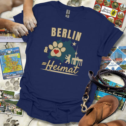 Berlin & Hund = Heimat - T-Shirt Unisex Classic Fit - Bequemer Klassiker