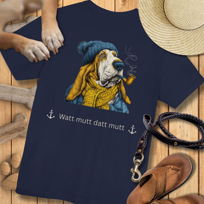 Watt mutt datt mutt - Vorne & Hinten - T-Shirt Unisex Modern Fit Premium Qualität
