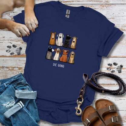 Acht Hunde "Die Gang" - T-Shirt Unisex Classic Fit - Bequemer Klassiker