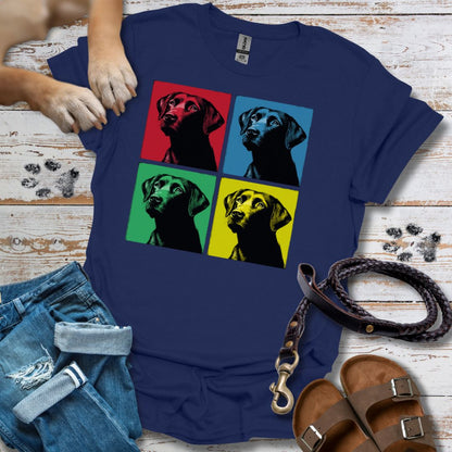 Pop Art Labrador - T-Shirt Unisex Classic Fit - Bequemer Klassiker