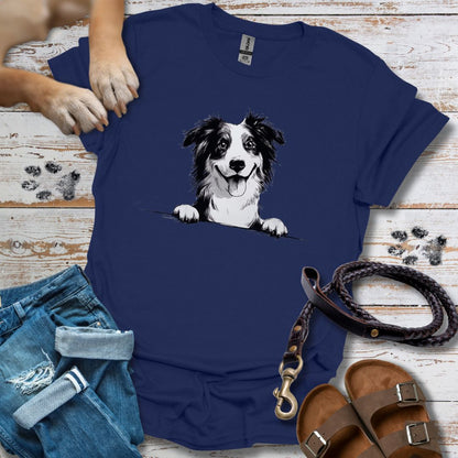 Australian Shepherd Grafikshirt - T-Shirt Unisex Classic Fit - Bequemer Klassiker