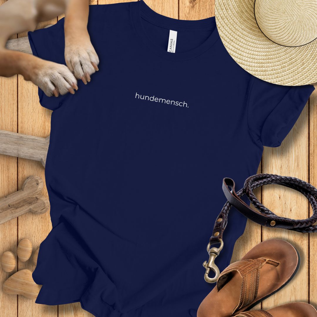 hundemensch. - T-Shirt Unisex Modern Fit - Weich & Leicht