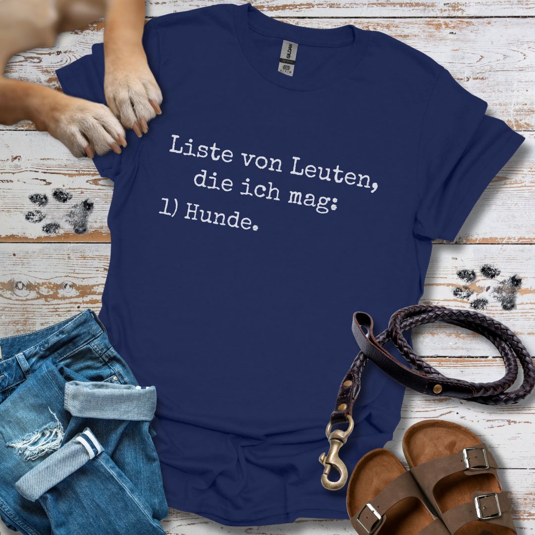 Liste von Leuten, die ich mag - T-Shirt Unisex Classic Fit - Bequemer Klassiker