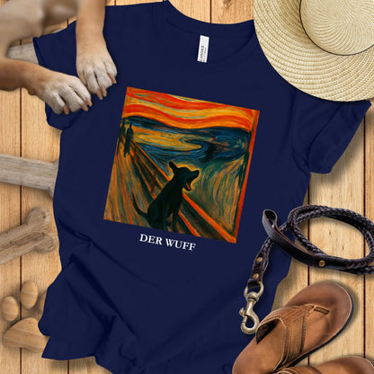 Der Wuff - Kunst & Hund - T-Shirt Unisex Modern Fit - Weich & Leicht