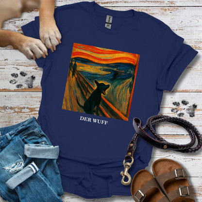 Der Wuff - Kunst & Hund - T-Shirt Unisex Classic Fit - Bequemer Klassiker