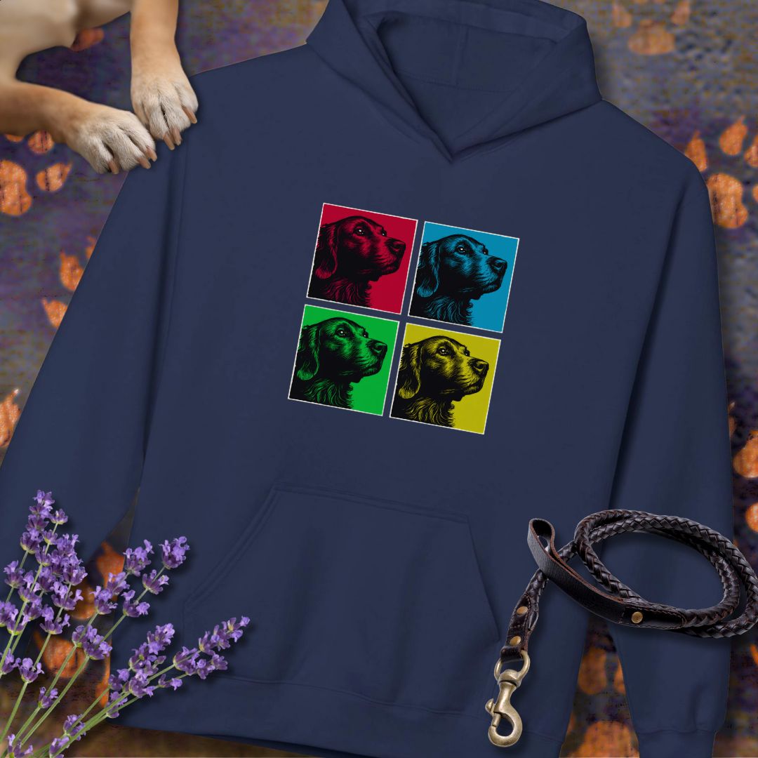 Pop Art Golden Retriever - Unisex Modern Fit Hoodie
