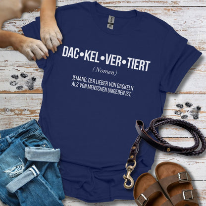 Dac-kel-ver-tiert - Dackel - T-Shirt Unisex Classic Fit - Bequemer Klassiker