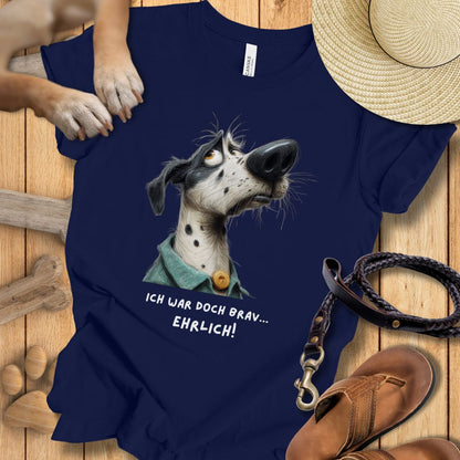 Ich war doch brav - T-Shirt Unisex Modern Fit - Weich & Leicht