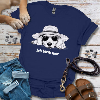 T-Shirt des Monats August - Ich bleib hier - Classic Fit - Bequemer Klassiker
