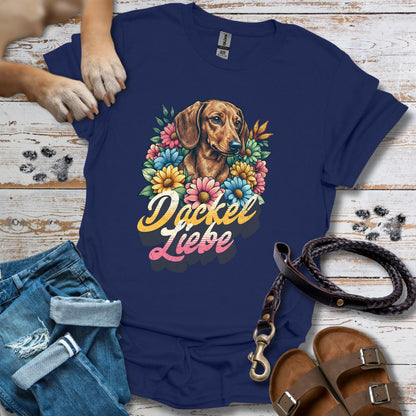 Dackel Liebe Retro - T-Shirt Unisex Classic Fit - Bequemer Klassiker