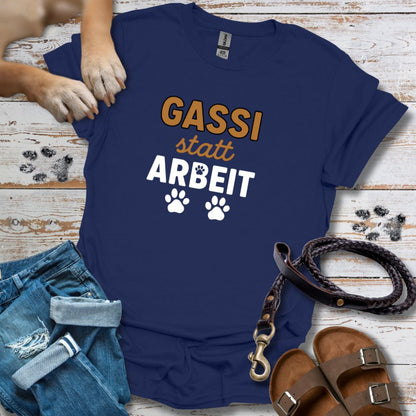 Gassi statt Arbeit - T-Shirt Unisex Classic Fit - Bequemer Klassiker
