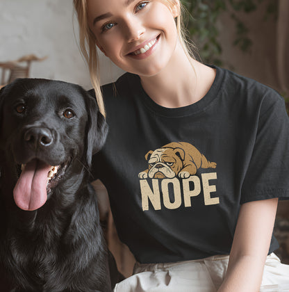Nope - T-Shirt Unisex Modern Fit - Weich & Leicht